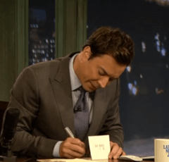 Jimmy Fallon Thank You Notes